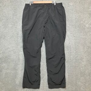 Vtg Travelsmith Pants Men L Gray Nylon Zip Pocket Travel Hiking Outdoor Gorpcore